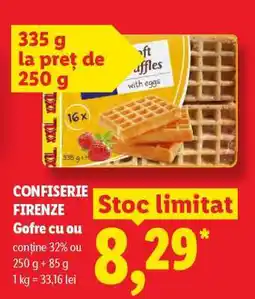 Lidl Confiserie Firenze Gofre cu ou Ofertă