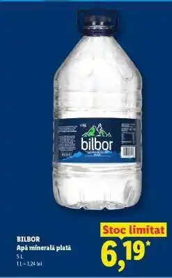 Lidl Bilbor Apă minerală plată Ofertă