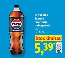 Lidl PEPSI MAX Ofertă