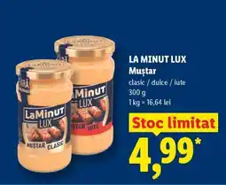 Lidl LA MINUT LUX MUȘTAR Ofertă