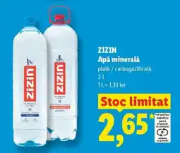 Lidl ZIZIN Apă minerală Ofertă