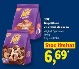 Lidl JOE Napolitane cu cremă de cacao Ofertă