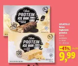 Lidl GELATELLI Baton înghețată proteică Ofertă