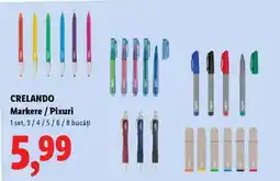 Lidl CRELANDO Markere / Pixuri Ofertă