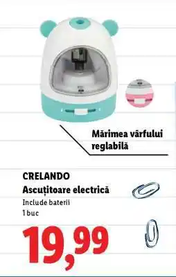 Lidl CRELANDO Ascuțitoare electrică Ofertă