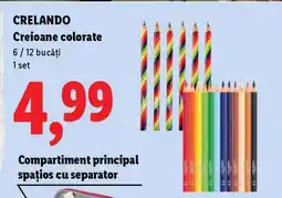 Lidl CRELANDO Creioane colorate Ofertă
