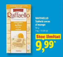 Lidl RAFFAELLO Tabletă cocos și mango Ofertă