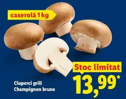 Lidl Ciuperci grill Champignon brune Ofertă