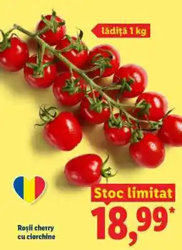 Lidl Roșii cherry cu ciorchine Ofertă