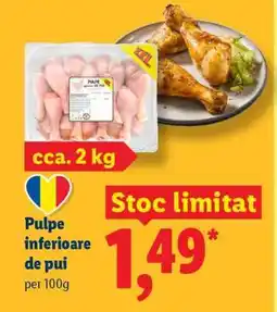 Lidl Pulpe inferioare de pui Ofertă