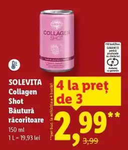 Lidl SOLEVITA Collagen Shot Ofertă