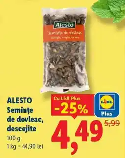 Lidl Alesto Semințe de dovleac decojite Ofertă