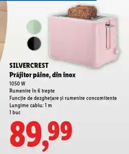 Lidl Silvercrest Prăjitor pâine, din inox Ofertă