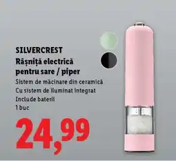 Lidl SILVERCREST Râșniță electrică pentru sare / piper Ofertă