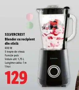 Lidl SILVERCREST Blender cu recipient din sticlă Ofertă