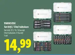 Lidl PARKSIDE Set biți / Chei tubulare Ofertă