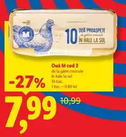 Lidl Ouă M cod 2 Ofertă
