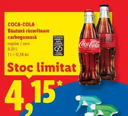 Lidl COCA-COLA Băutură răcoritoare carbogazoasă Ofertă