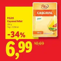 Lidl Pilos Cașcaval feliat Ofertă