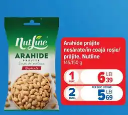 Carrefour Arahide prăjite nesărate/în coajă roșie/prăjite, Nutline Ofertă