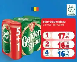 Carrefour Bere Golden Brau Ofertă