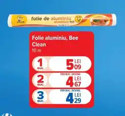 Carrefour Folie aluminiu, Bee Clean Ofertă