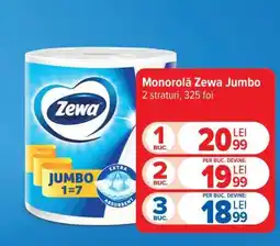 Carrefour Monorolă ZEWA Jumbo Ofertă