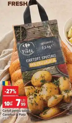 Carrefour Cartofi pentru salată, Carrefour la Piață Ofertă