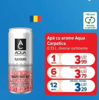 Apă cu arome Aqua Carpatica