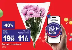 Carrefour Buchet crizanteme Ofertă