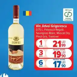 Carrefour Vin Jidvei Grigorescu Ofertă