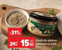 Carrefour Pastă din păstrav somonat cu trufe Ofertă