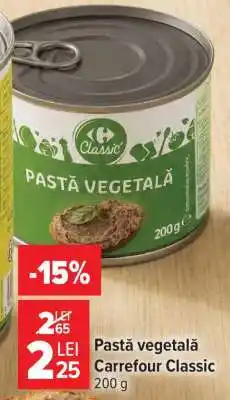 Carrefour Pastă vegetală Carrefour Classic Ofertă