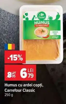 Carrefour Humus cu ardei copți Carrefour Classic Ofertă