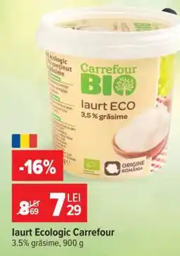 Carrefour Iaurt Ecologic Carrefour Ofertă