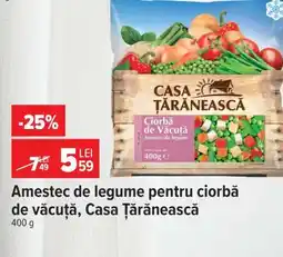 Carrefour Amestec de legume pentru ciorbă de văcuță Casa Țărănească Ofertă