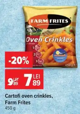 Carrefour Cartofi oven crinkles, Farm Frites Ofertă