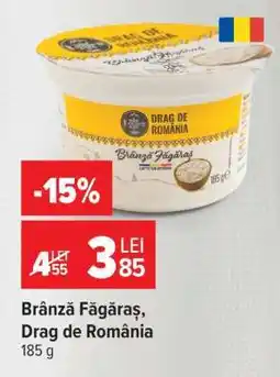 Carrefour Brânză Făgăraș Drag de România Ofertă