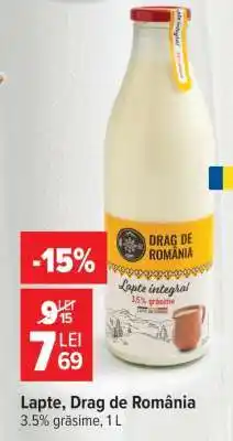 Carrefour Lapte, Drag de România Ofertă