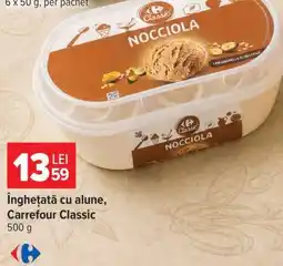Carrefour Înghețată cu alune Carrefour Classic Ofertă