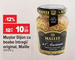 Carrefour Muștar Dijon cu boabe întregi/original, Maille Ofertă