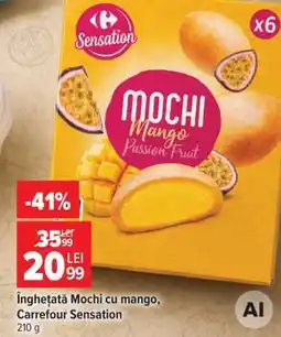 Carrefour Înghețată Mochi cu mango, Carrefour Sensation Ofertă