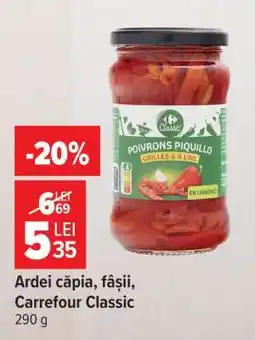 Carrefour Ardei cǎpia, fâșii, Carrefour Classic Ofertă