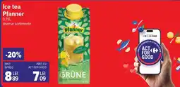 Carrefour Ice tea Pfanner Ofertă