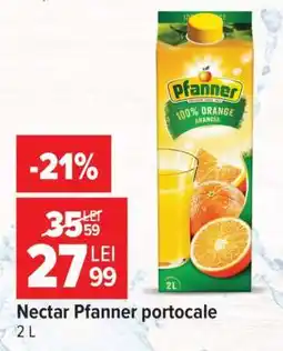 Carrefour Nectar Pfanner portocale Ofertă