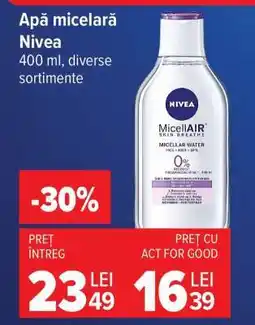 Carrefour Apă micelară Nivea Ofertă