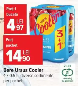 Carrefour Bere Ursus Cooler Ofertă