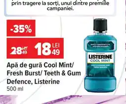 Carrefour Apă de gură Cool Mint/ Fresh Burst/ Teeth & Gum Defence, Listerine Ofertă