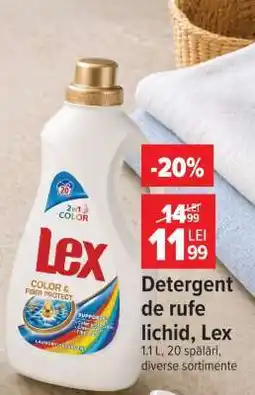 Carrefour Detergent de rufe lichid, Lex Ofertă