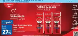 Carrefour Pastă de dinți Max White Ultra, Colgate Ofertă